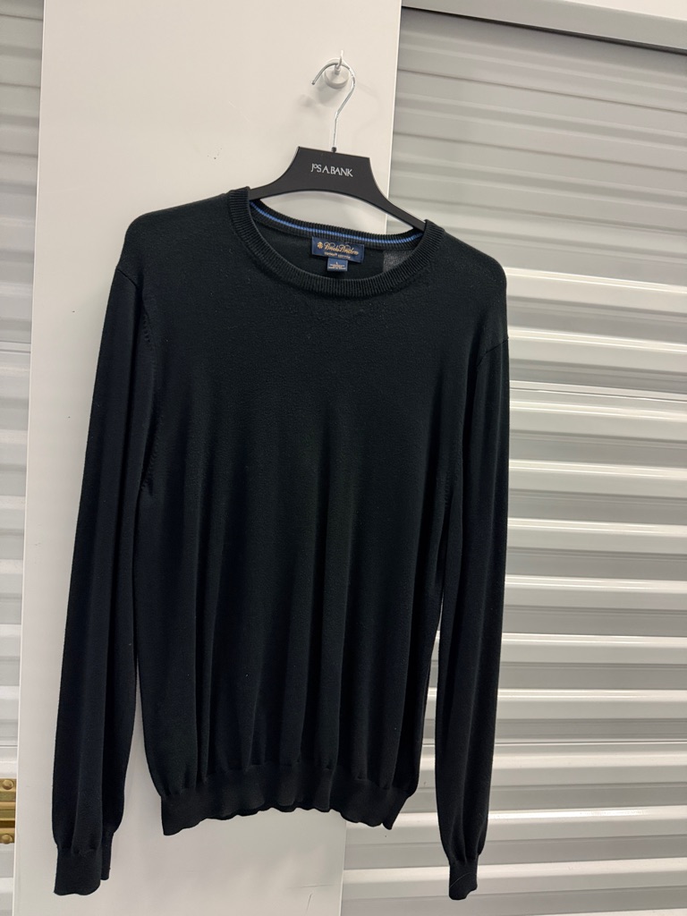 Brooks Brother’s Supima Cotton Crewneck Sweater Classic Navy